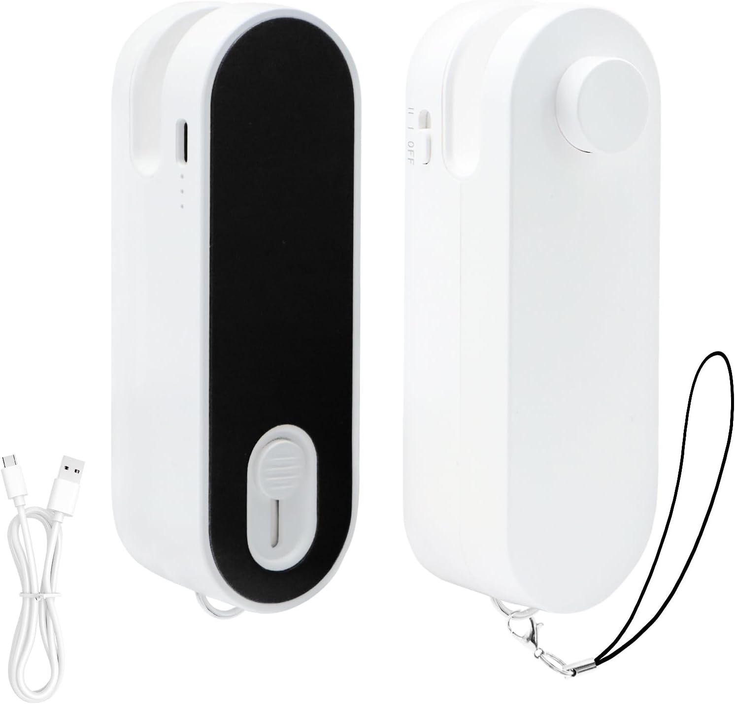 Bag Sealer with Cutter and Magnet, Snack Bag Sealing Machine 3-in-1 Mini Portable Handheld Heat Seal 1200mAh Rechargeable Plastic Bag Sealer Food Freshness