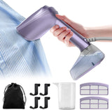 Vacuum Steamer for Clothes, 3500Pa Suction Handheld Clothes Steamer,Multiple mode adjustment，Portable Travel Steamers for Clothes, Steaming & Ironing 2