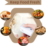 Mini Bag Sealer, Bag Sealer Heat Seal with Cutter, 2 in 1 Heat Sealer Portable Resealer Machine for Chip Bags, Plastic Snack Bags Food Storage