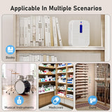 Rechargeable Small Dehumidifier, Pack of 2, Portable Mini Dehumidifier for Bathroom, Highly Efficient Dehumidification, Energy Saving, Suitable for Closet